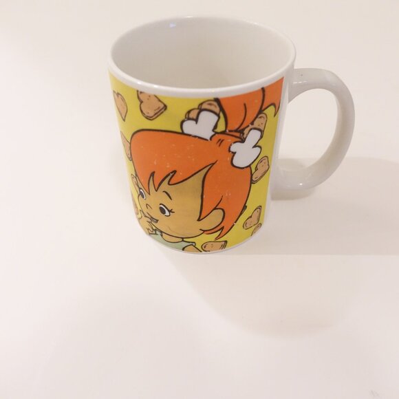 Vintage 1993 The Flinstones Pebbles Bamm-Bamm Mug Hanna-Barbera - Picture 5 of 7